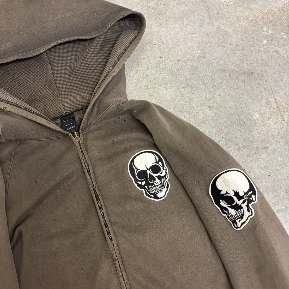 Number (N)ine Number (N)ine SS04 Double Skull Hoodie / 3 | Grailed