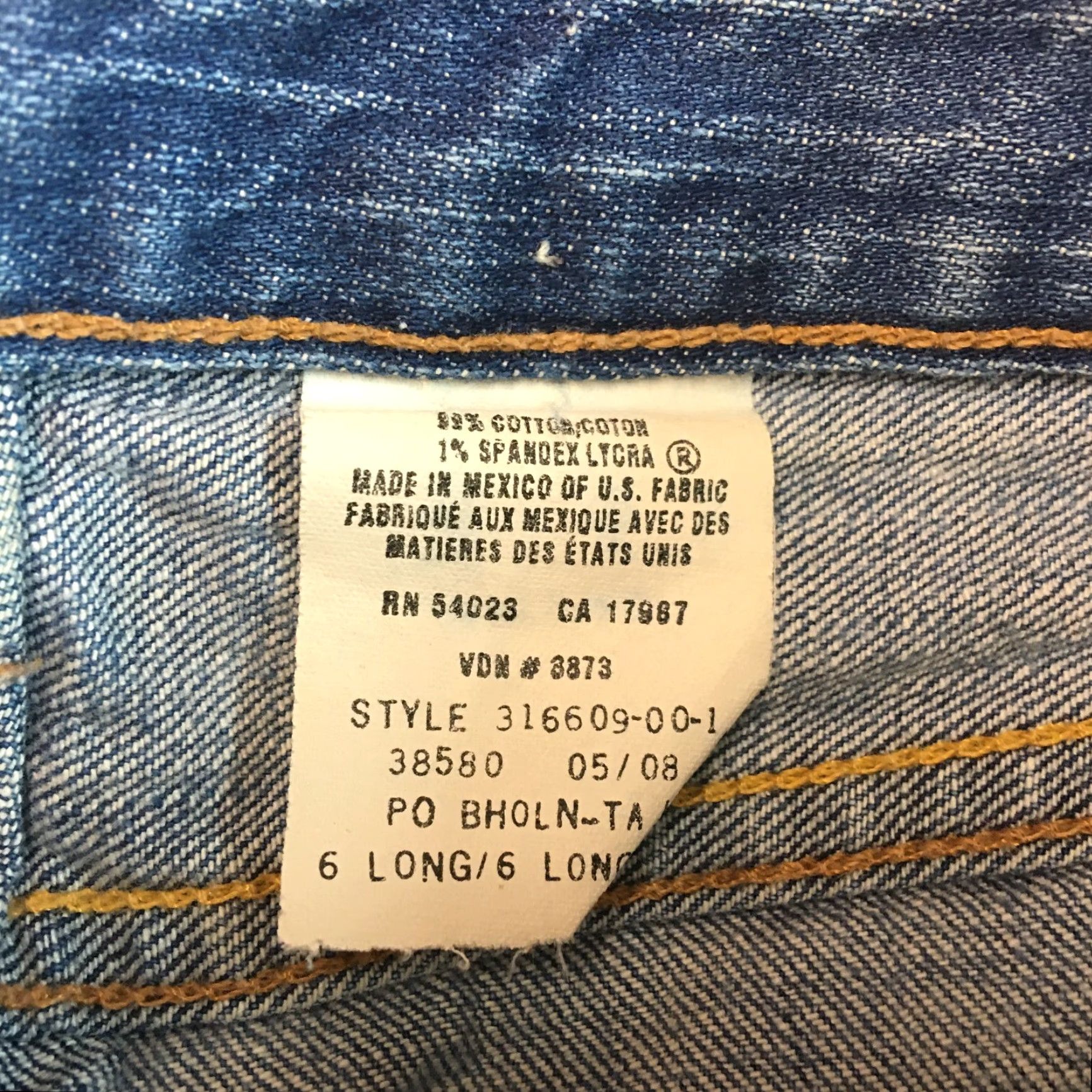 Gap Gap Jeans Women Flared Casual Denim Blue Size 6 Long Low Rise Size 28" / US 6 / IT 42 - 7 Thumbnail