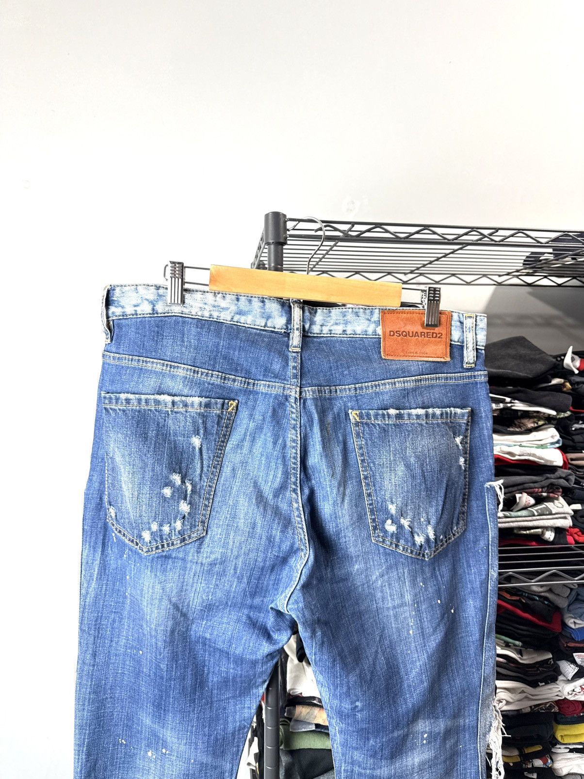 Dsquared2 Crazy Distressed Dsquared2 Vintage Denim Pants Patchwork Size US 36 / EU 52 - 9 Thumbnail