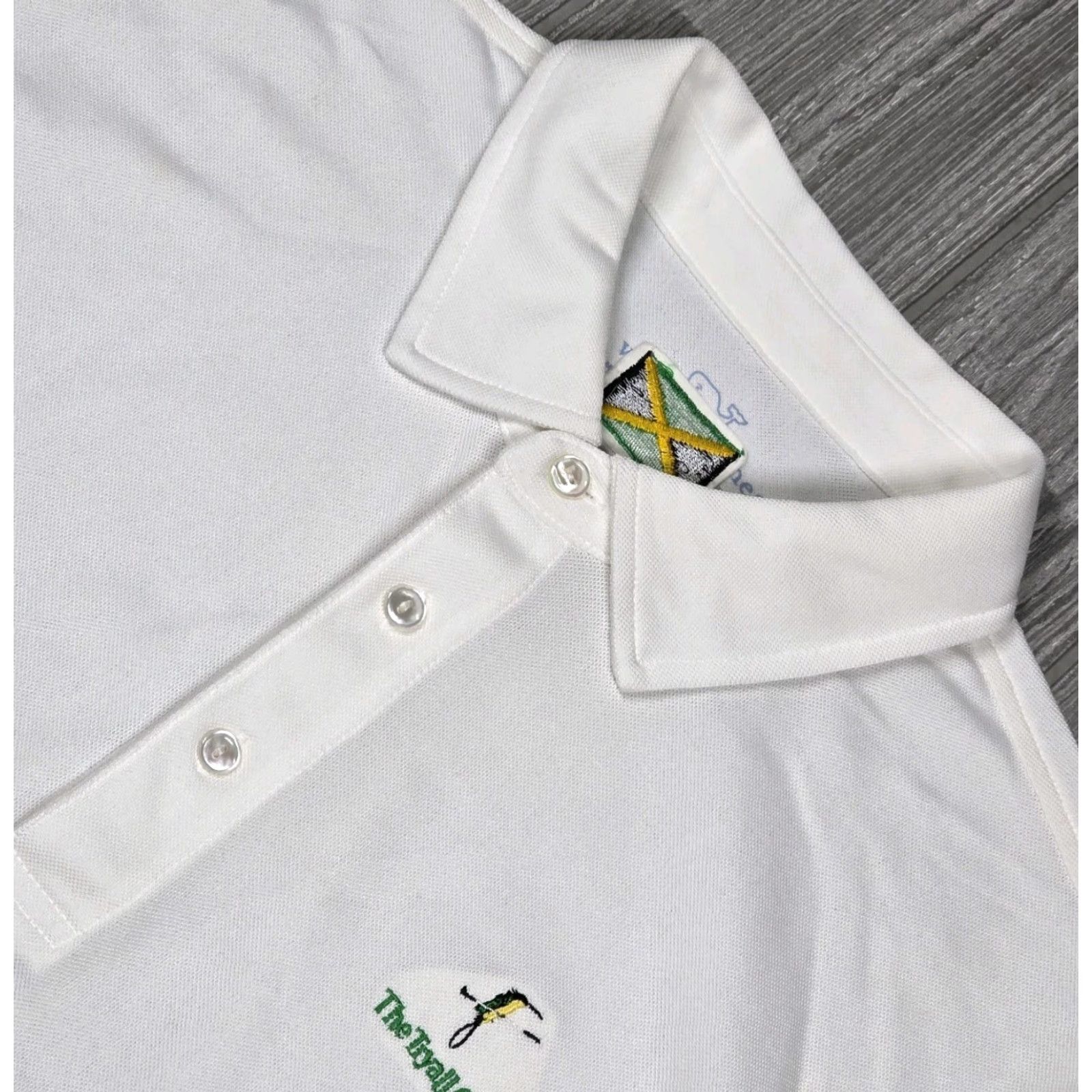 Vineyard Vines VINEYARD VINES Polo Shirt Mens L White Performance Golf TRYALL CLUB JAMAICA Size US L / EU 52-54 / 3 - 6 Thumbnail