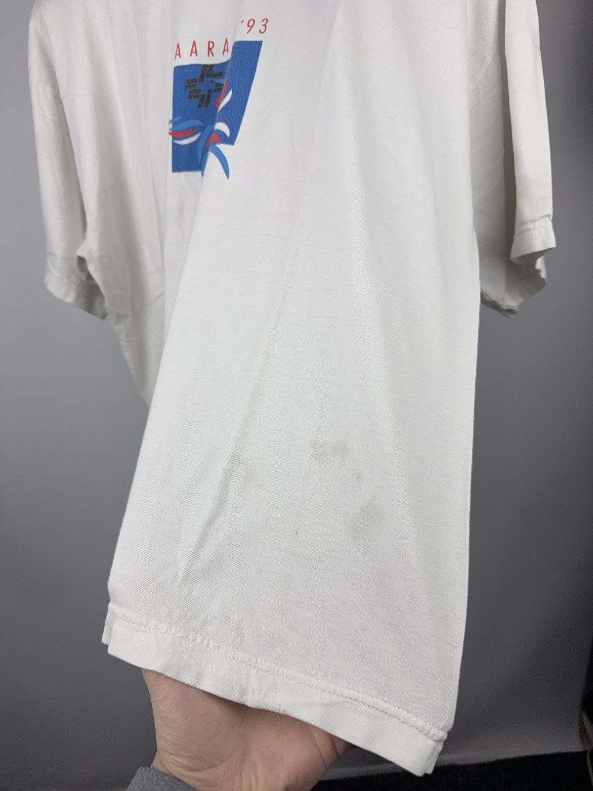 Vintage Vintage Aarau 1993 Swiss Concert Graphic T-Shirt Laurel Size US M / EU 48-50 / 2 - 3 Thumbnail