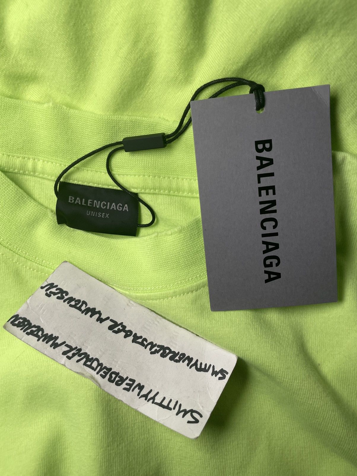 Balenciaga Balenciaga Logo T-Shirt Size US S / EU 44-46 / 1 - 11 Thumbnail