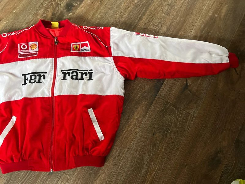 Ferrari Ferrari jacket red white retro pinterest sport streetwear Size US XXL / EU 58 / 5 - 3 Thumbnail