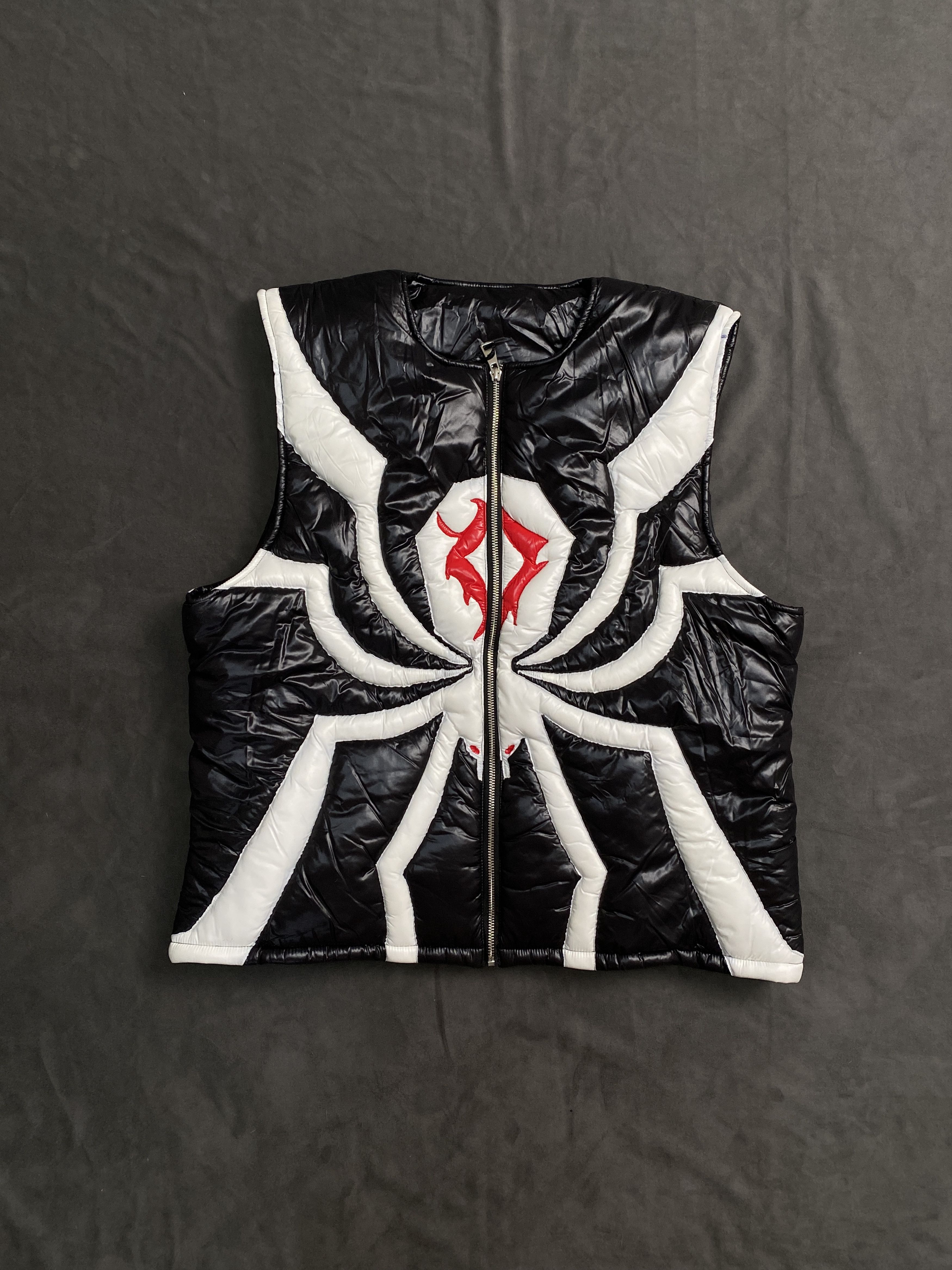 Other Rare 1OF1 Spider Graphic Puffer Vest Black Medium Size US M / EU 48-50 / 2 - 1 Thumbnail