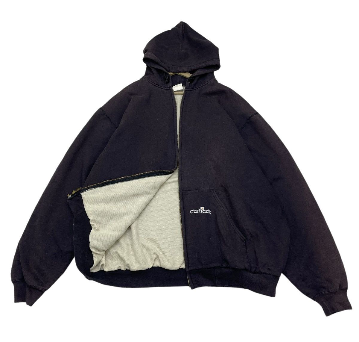 Carhartt 💥Faded Vintage Carhartt Hoodie Sweatshirt Pullover Jacket Size US XL / EU 56 / 4 - 3 Thumbnail