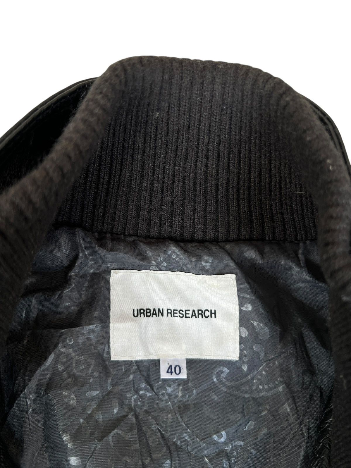 URBAN RESEARCH DOORS Urban Research Japan Black Zipper Leather Jacket Size US S / EU 44-46 / 1 - 12 Thumbnail
