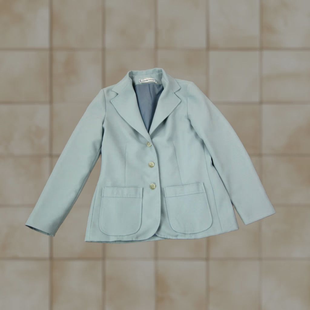 Vintage VINTAGE Bobbie Brooks Jacket Womens Small Blue 70s Ladies Blazer Career Work Size S / US 4 / IT 40 - 1 Thumbnail