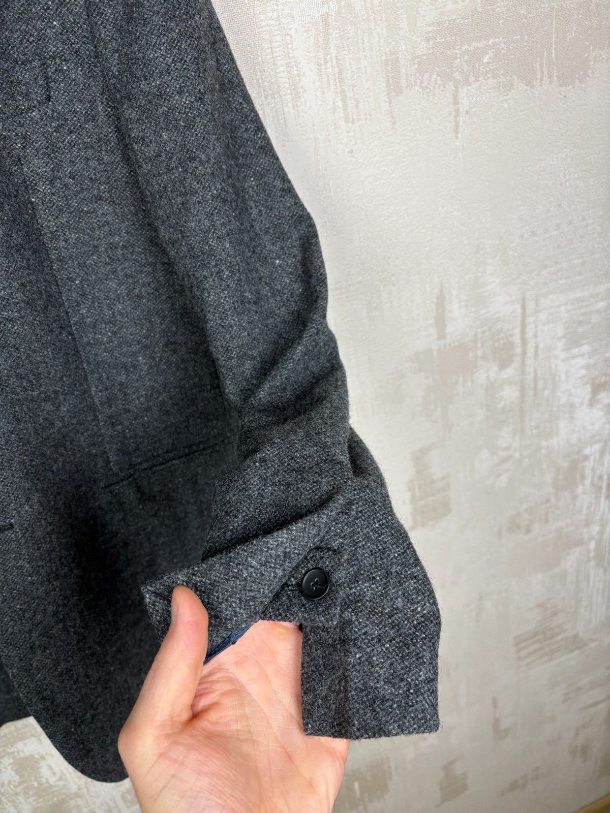 Other 7d Collection Twentyfour Wool Melange Grey Blazer Jacket Size 40R - 12 Thumbnail