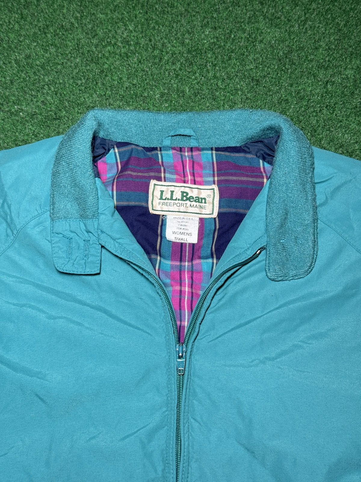 L.L. Bean LL Bean Womens Sm Blue Windbreaker 21x23 Vintage 90s Jacket Size S / US 4 / IT 40 - 2 Thumbnail