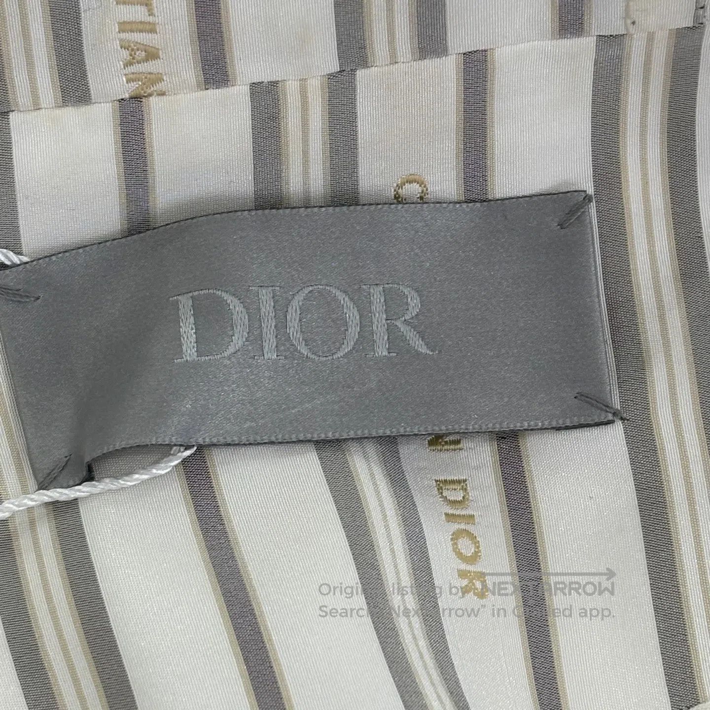 Dior Dior Half-zipper silk blend striped hooded thick jacket Size US S / EU 44-46 / 1 - 3 Thumbnail