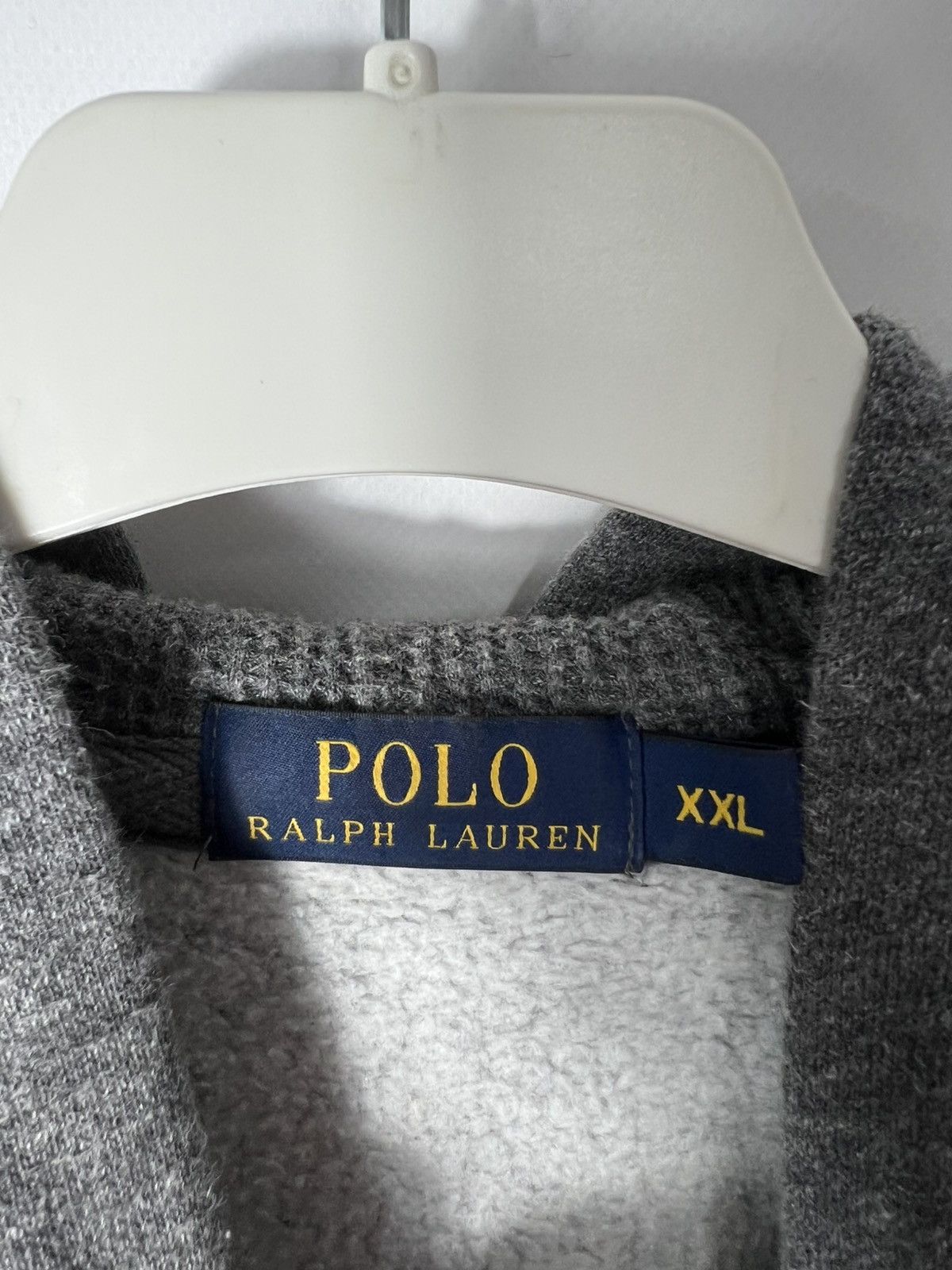 Polo Ralph Lauren Vintage streetwear y2k Polo Ralph Lauren Gray Zip Hoodie Size US XXL / EU 58 / 5 - 5 Thumbnail