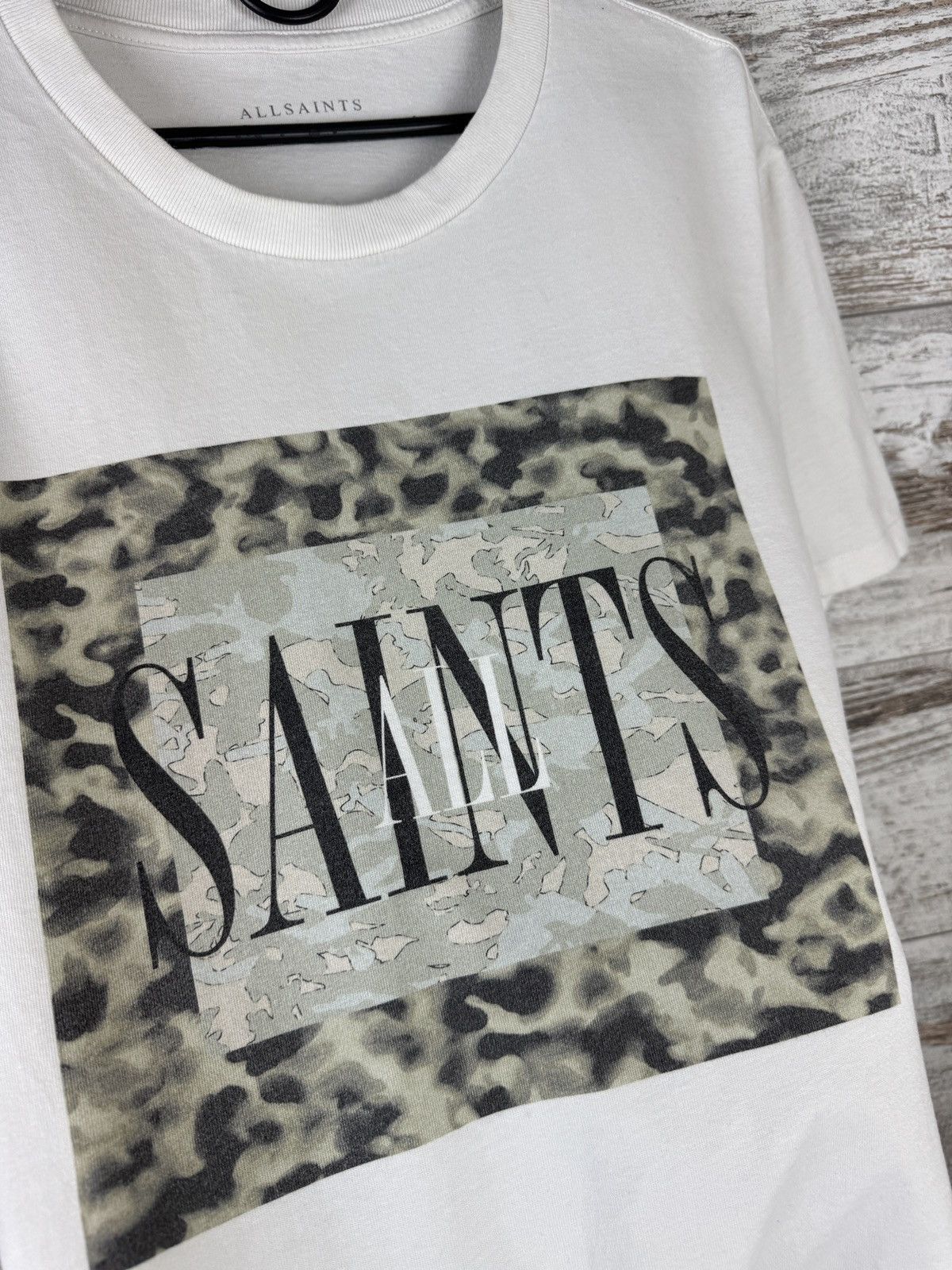 Allsaints × Japanese Brand Mens Vintage AllSaints T-shirt big logo tee Japanese luxury Size US M / EU 48-50 / 2 - 5 Thumbnail