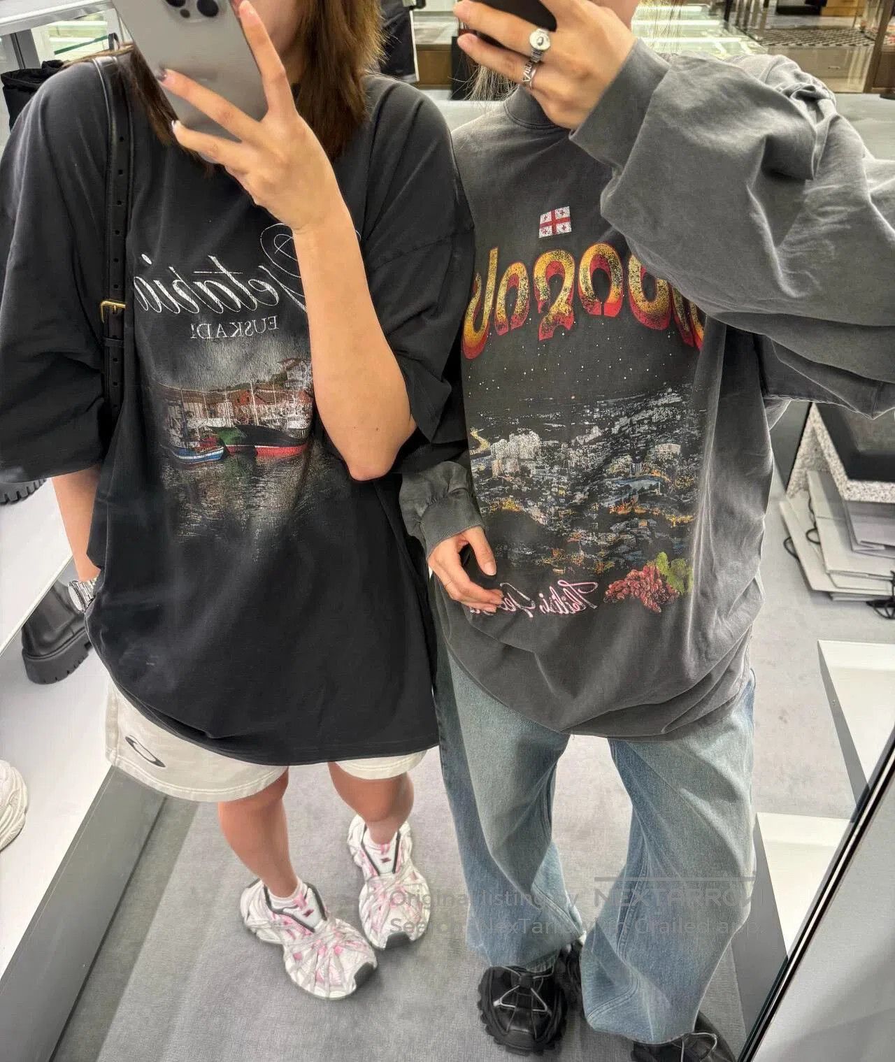 Balenciaga Balenciaga SS25 Georgia Night Longsleeve T-shirt. Size US XL / EU 56 / 4 - 5 Thumbnail