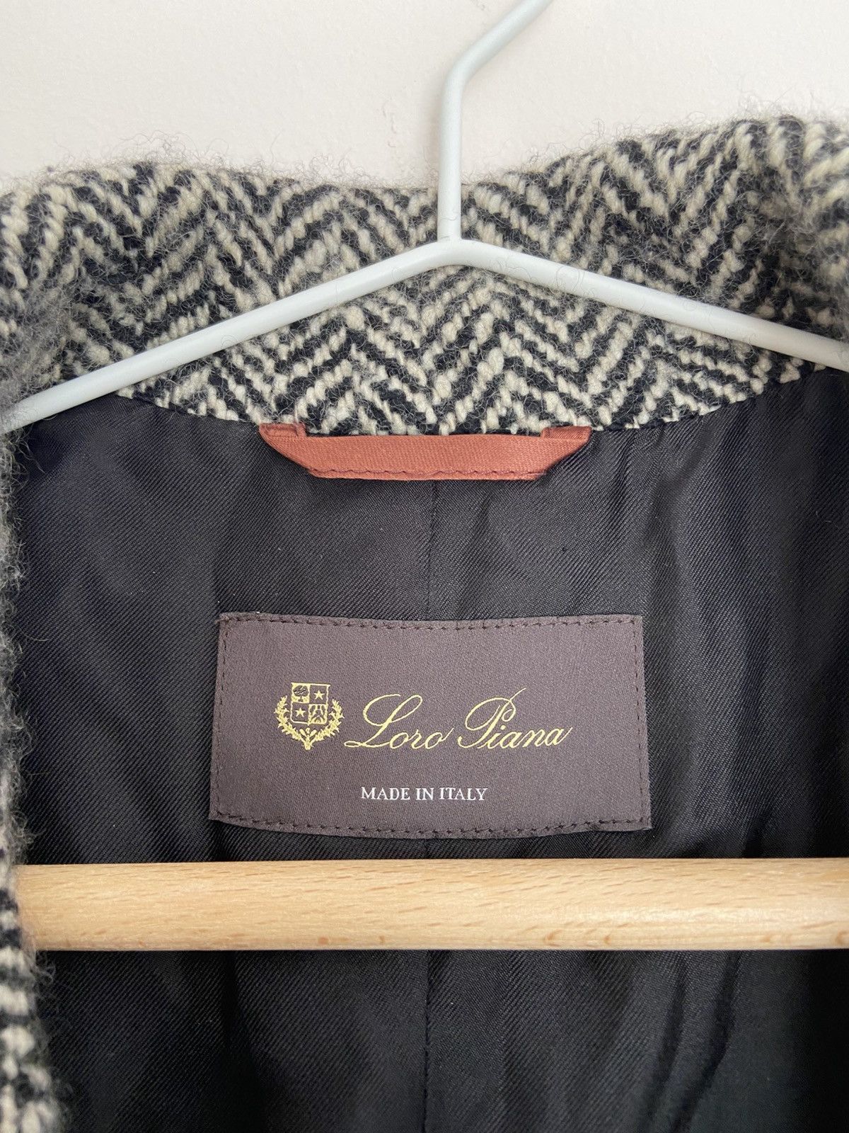 Loro Piana Loro Piana Cashmere/Wool Coat Size L / US 10 / IT 46 - 4 Thumbnail
