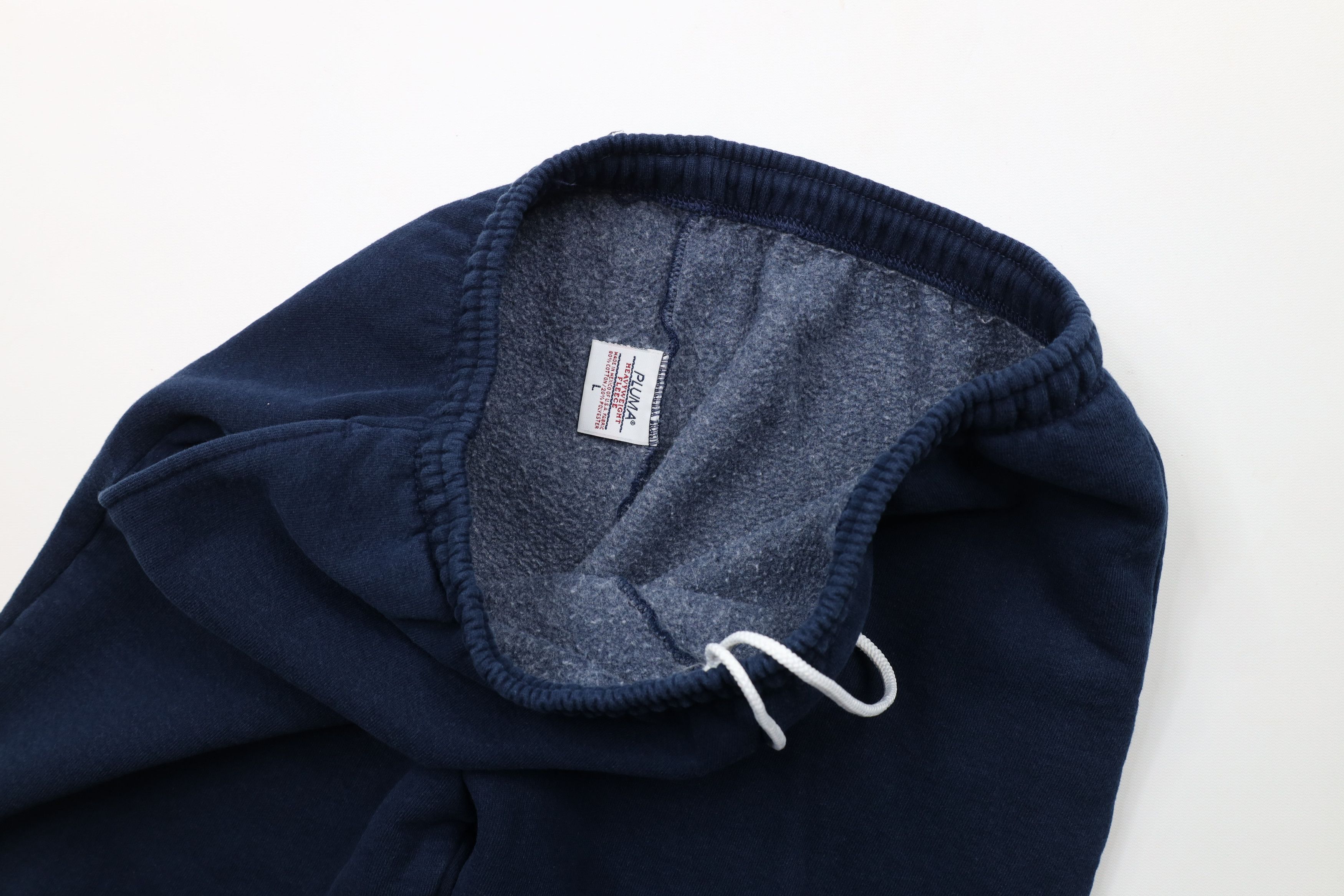 Vintage Vintage 90s Streetwear Heavyweight Sweatpants Joggers Navy Size US 36 / EU 52 - 7 Thumbnail