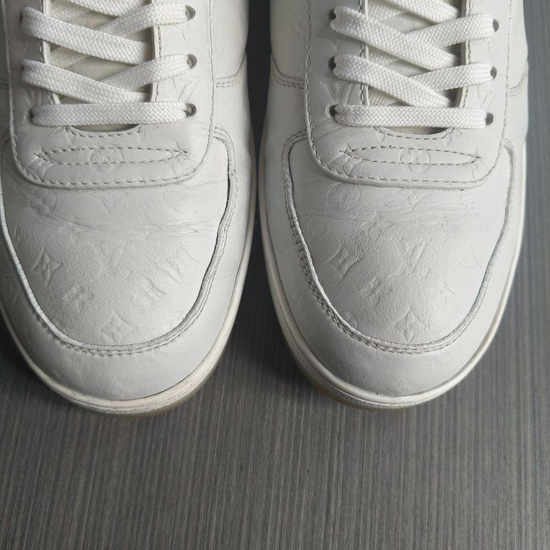 Louis Vuitton Louis Vuitton Rivoli Leather Low-Top Sneakers - Size US 8.5 / EU 41-42 - 5 Thumbnail