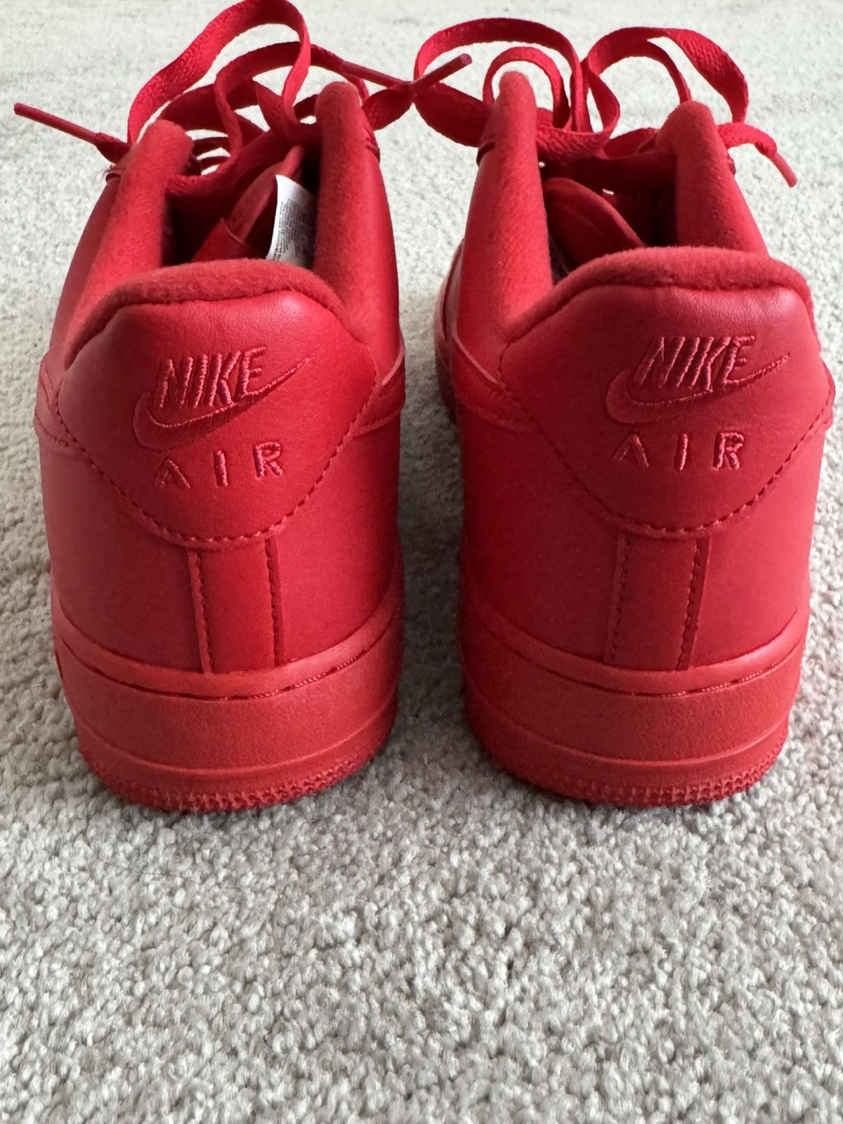 Nike Triple Red Nike Air Force 1 Size US 9 / EU 42 - 7 Thumbnail