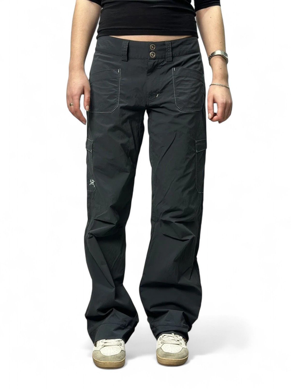 Arc'teryx Vintage Arc’teryx Tech Shell Cargo Pants Outdoor Hiking Gray Size 28" / US 6 / IT 42 - 1 Thumbnail