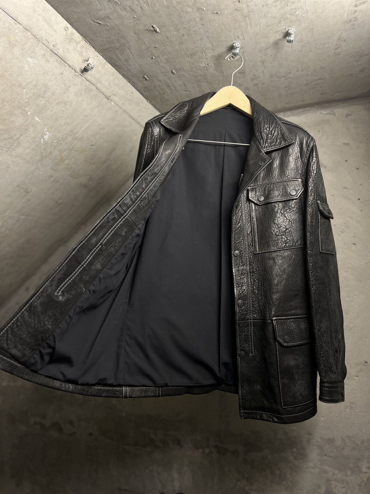 John Varvatos Vintage Horse Culatta leather Car coat Size US M / EU 48-50 / 2 - 10 Thumbnail