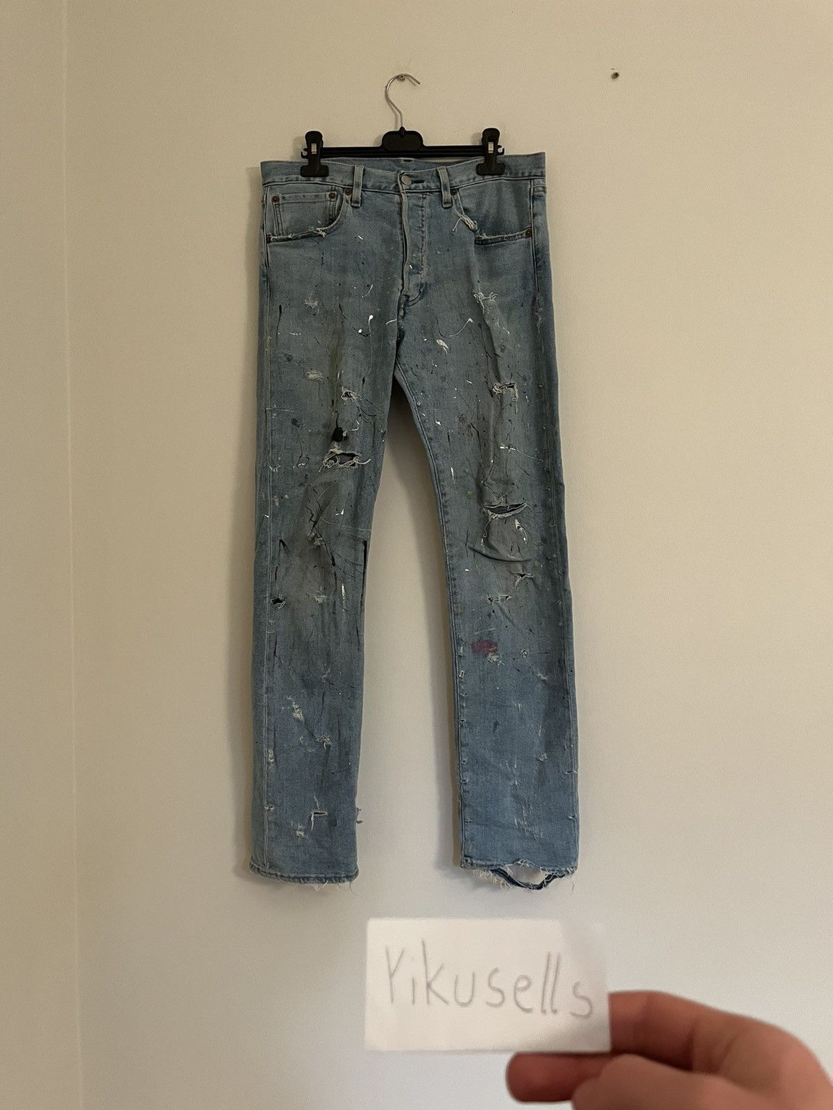 image of Levis x Levis Vintage Clothing Levi’S Selfmade 501 Jeans in Blue, Men's (Size 31)