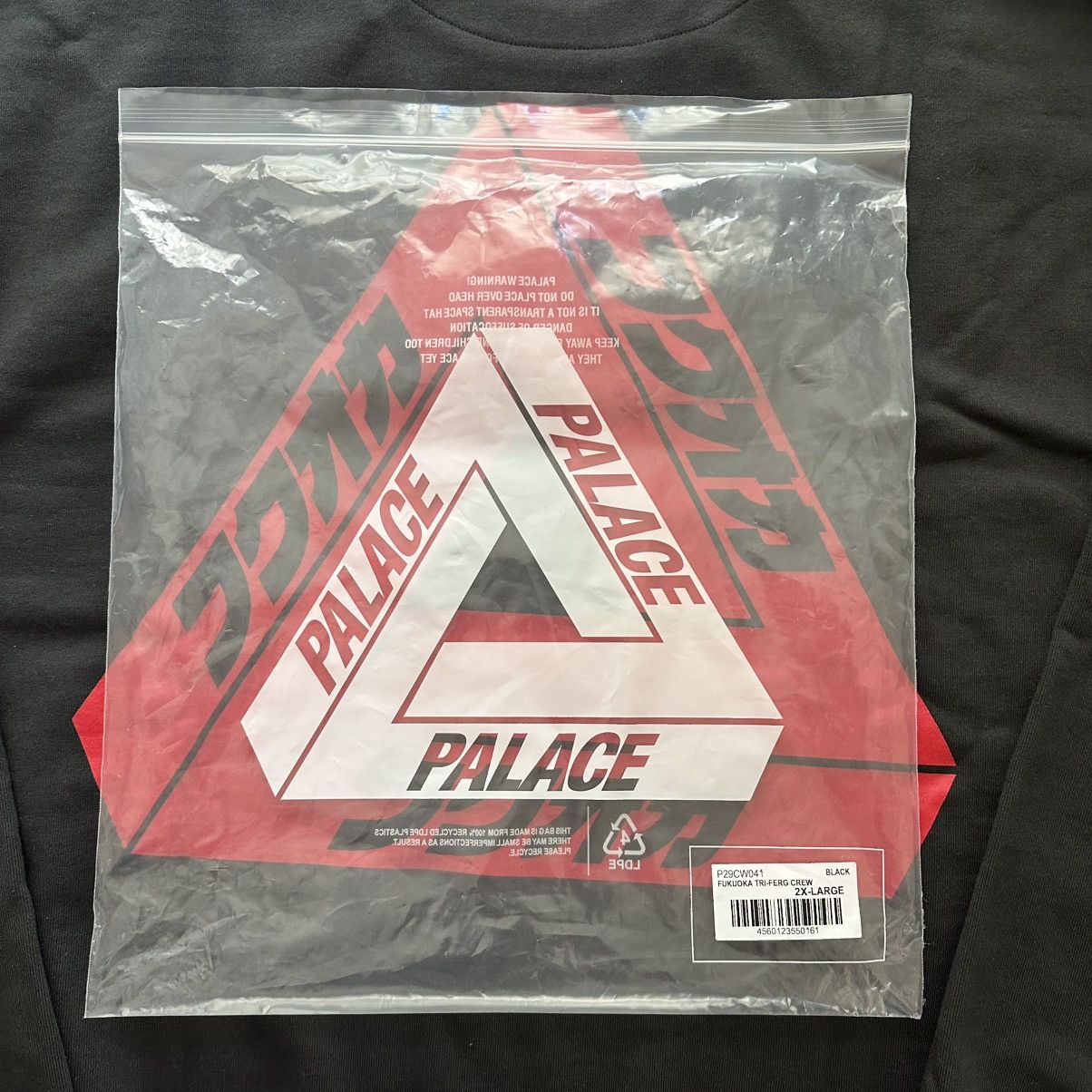Palace PALACE Fukuoka Tri Ferg Crew XXL Size US XXL / EU 58 / 5 - 6 Thumbnail