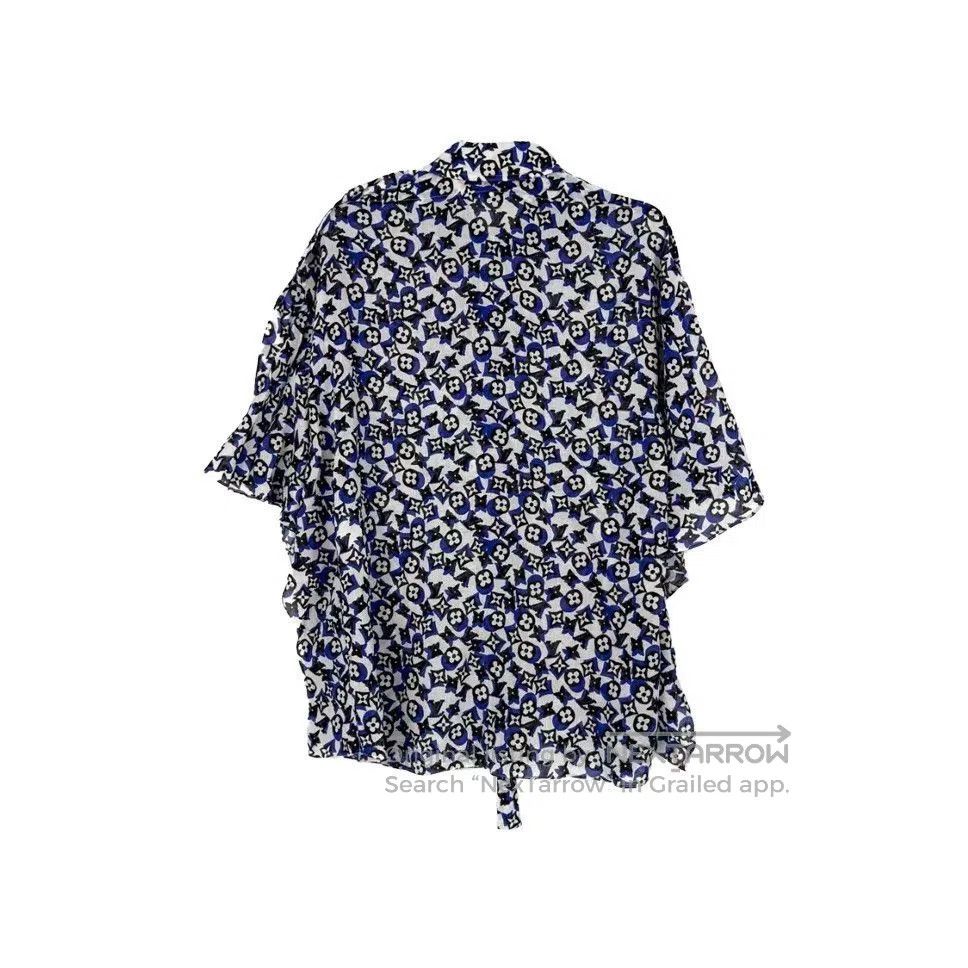 Louis Vuitton Louis Vuitton Blue Logo Cotton Shirt. Size US S / EU 44-46 / 1 - 2 Thumbnail