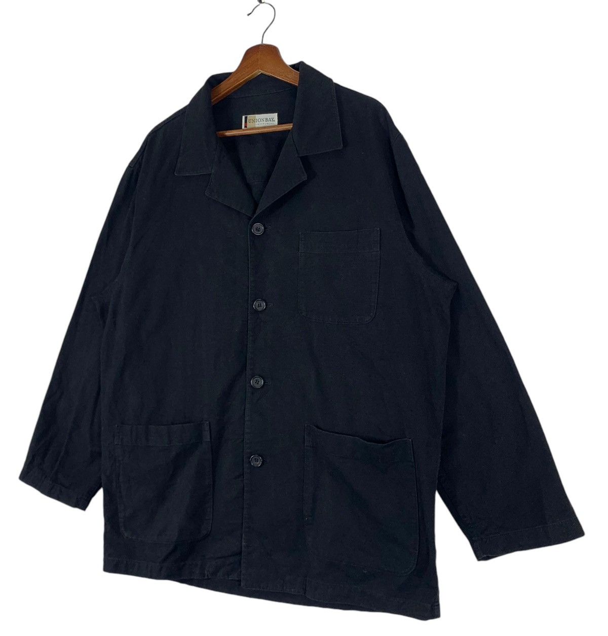 UNIONBAY × Vintage VINTAGE UNION BAY CASUAL WEAR BLACK BUTTON JACKET Size US L / EU 52-54 / 3 - 2 Thumbnail