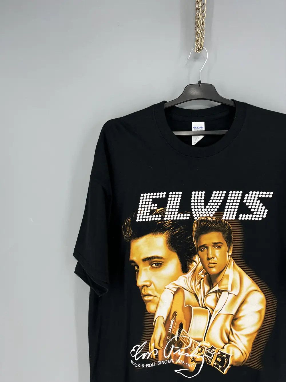 Band Tees Vintage 90S Elvis Presley Tee Streetwear Fashion TOUR BAND Size US XL / EU 56 / 4 - 4 Thumbnail
