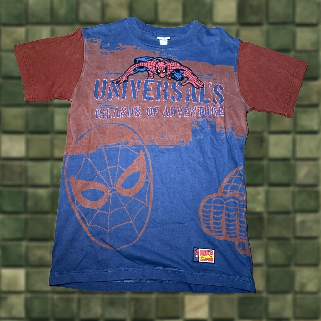 Vintage VINTAGE MARVEL Spider-Man Tee Shirt Adult Small All Over Print Universal Studios 2000s Mens Size US S / EU 44-46 / 1 - 1 Thumbnail