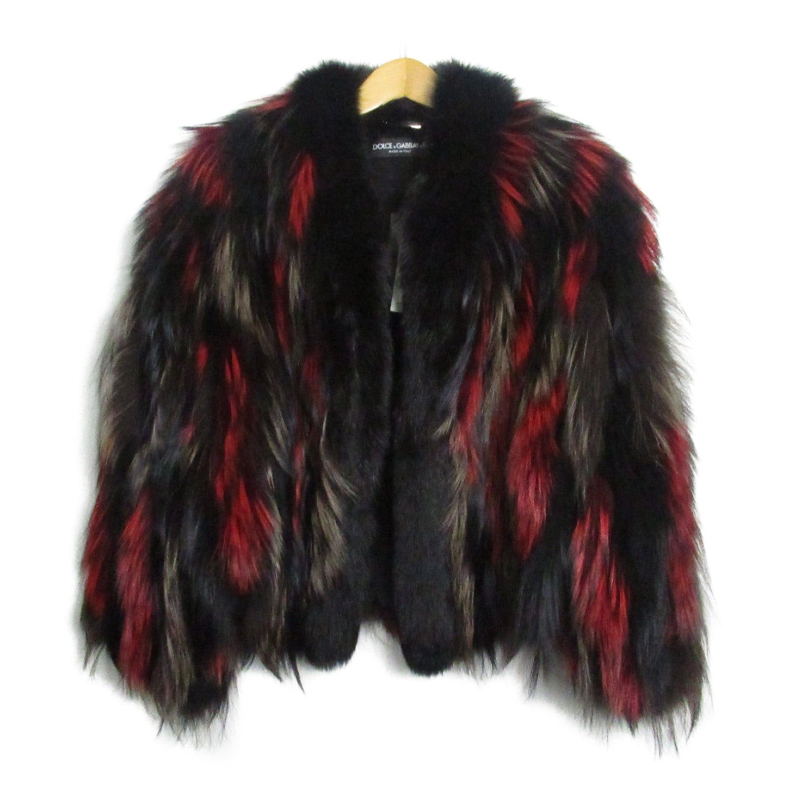 Dolce & Gabbana Dolce Gabbana Fur Coat Others Fox Black Size ONE SIZE - 1 Thumbnail