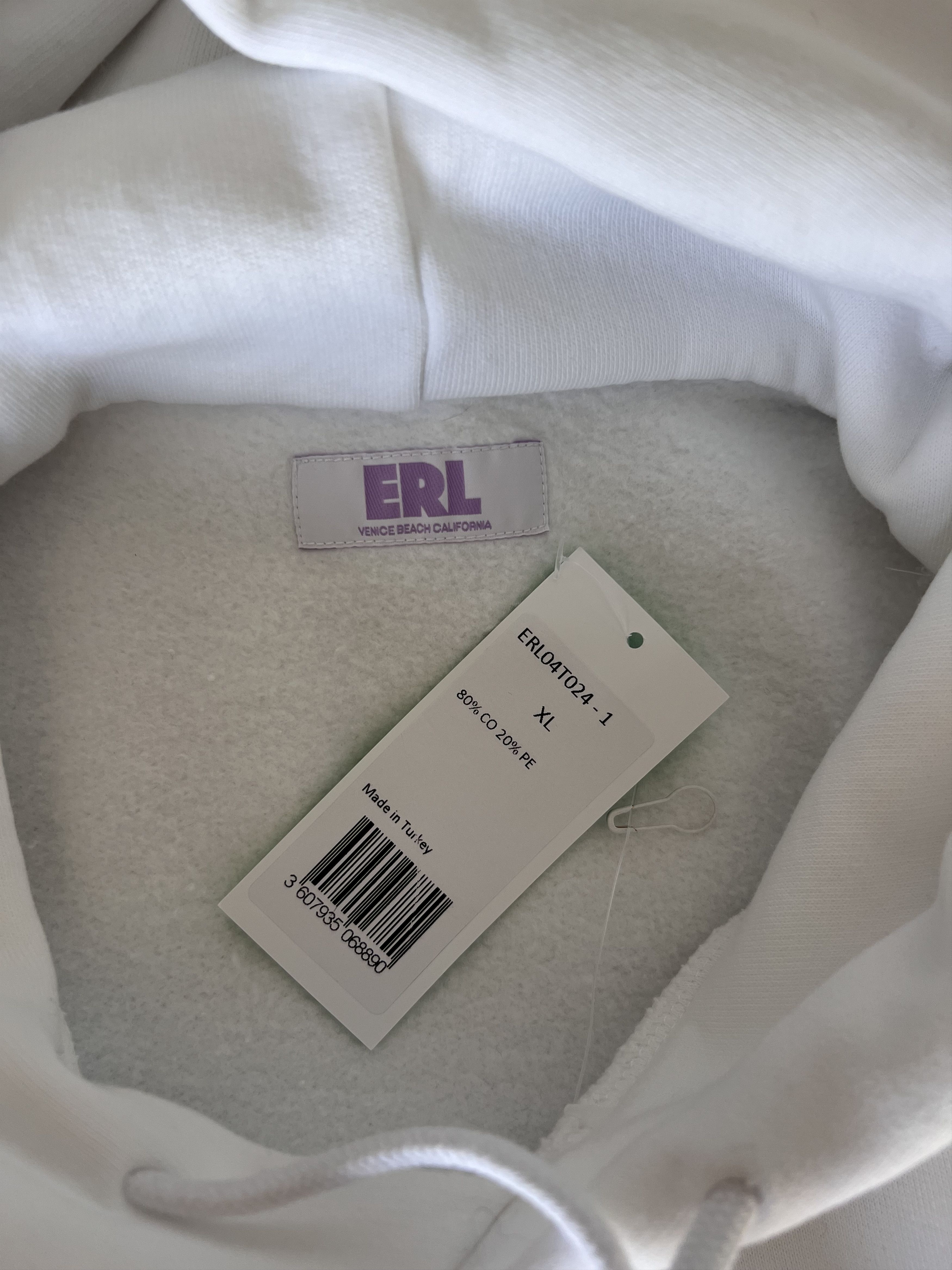 ERL ERL Swirl Hoodie in White Size US XL / EU 56 / 4 - 7 Thumbnail