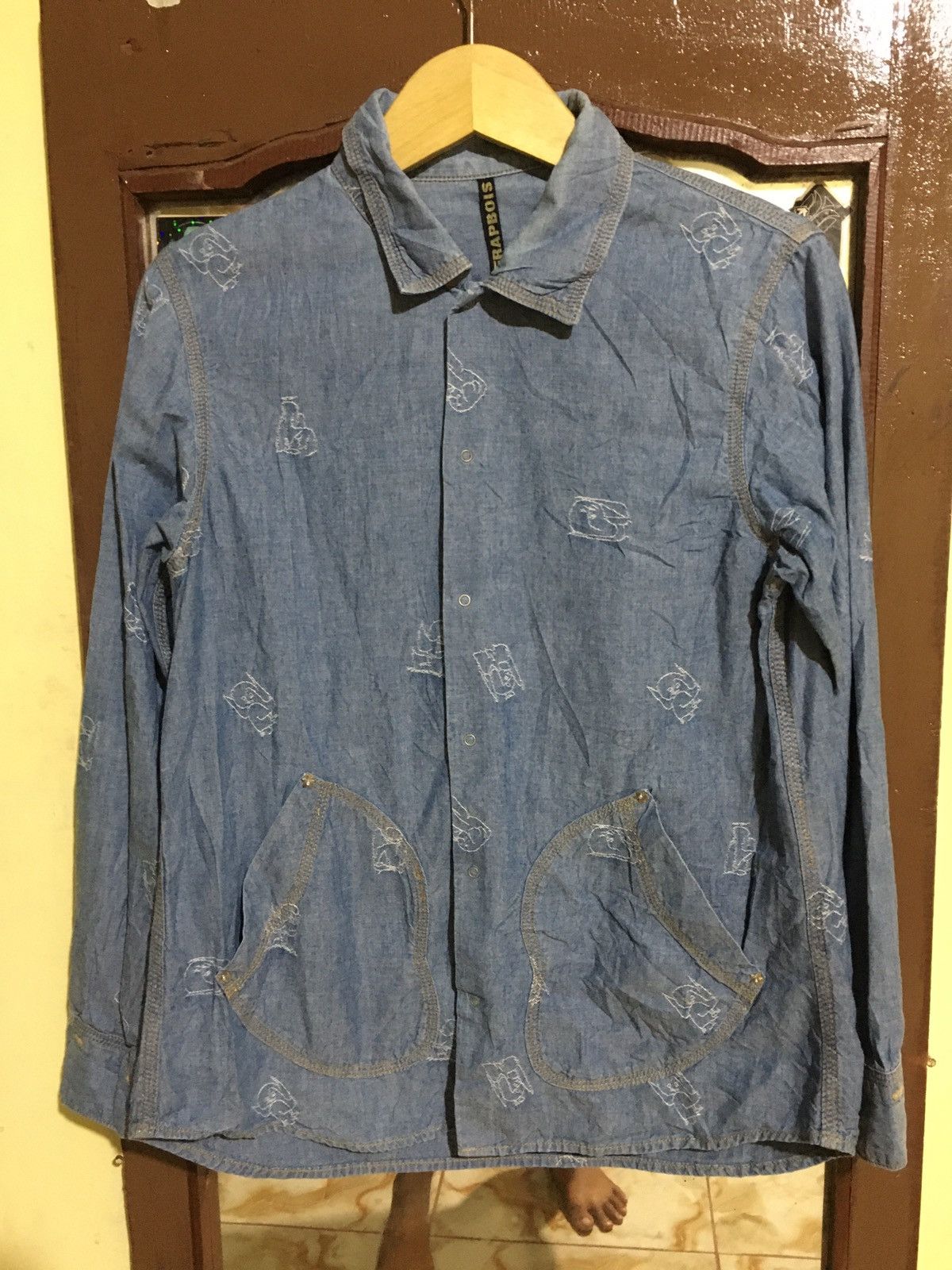 Frapbois Issey miyake frapbois double pocket shirt Size US M / EU 48-50 / 2 - 8 Thumbnail