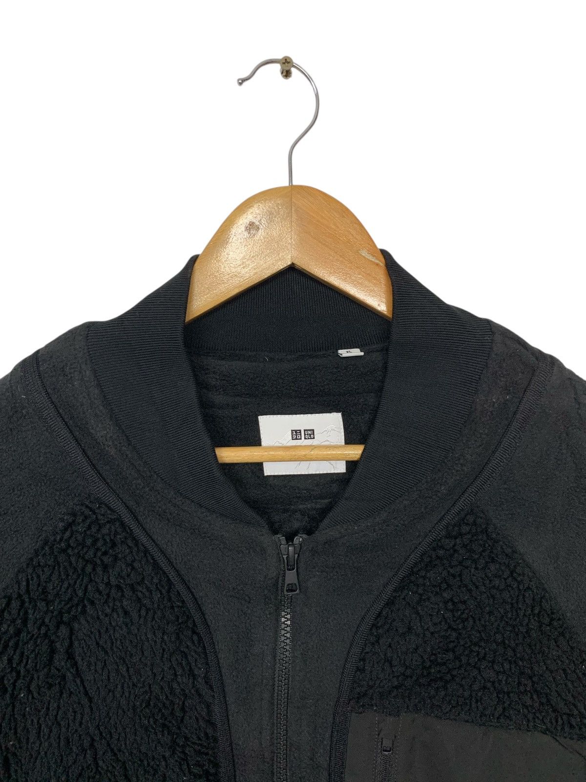 Designer × Uniqlo × White Mountaineering Rare Uniqlo X White Mountaineering Fleece Zipper Down Jacket Size US XL / EU 56 / 4 - 5 Thumbnail