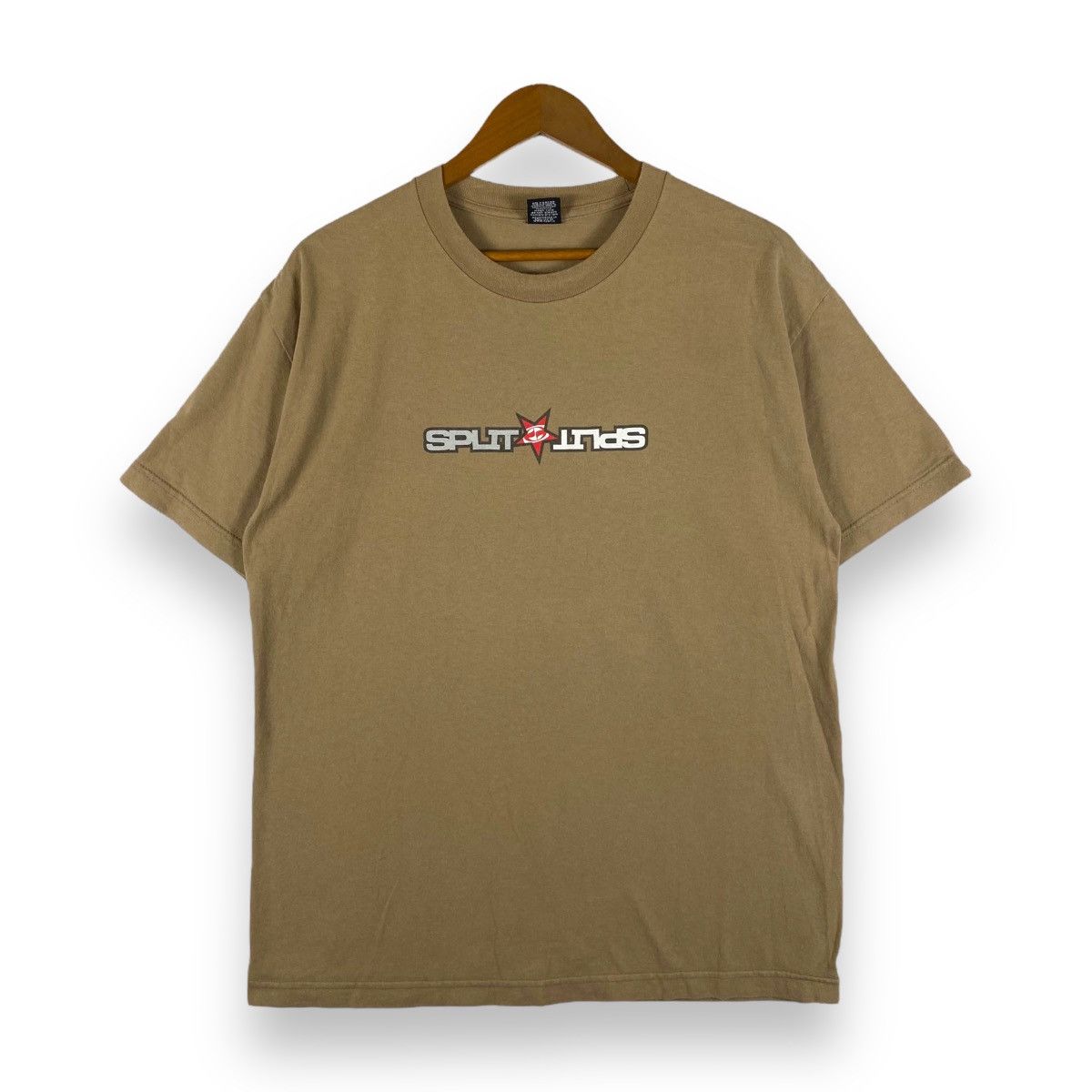 Split Vintage 00's SPLIT SKATEBOARDS Logo Skatewear Tee Large Size Size US L / EU 52-54 / 3 - 1 Thumbnail