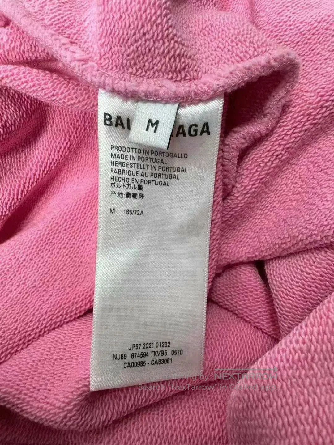 Balenciaga balenciaga pink logo embroidered pants. Size US 28 / EU 44 - 4 Thumbnail