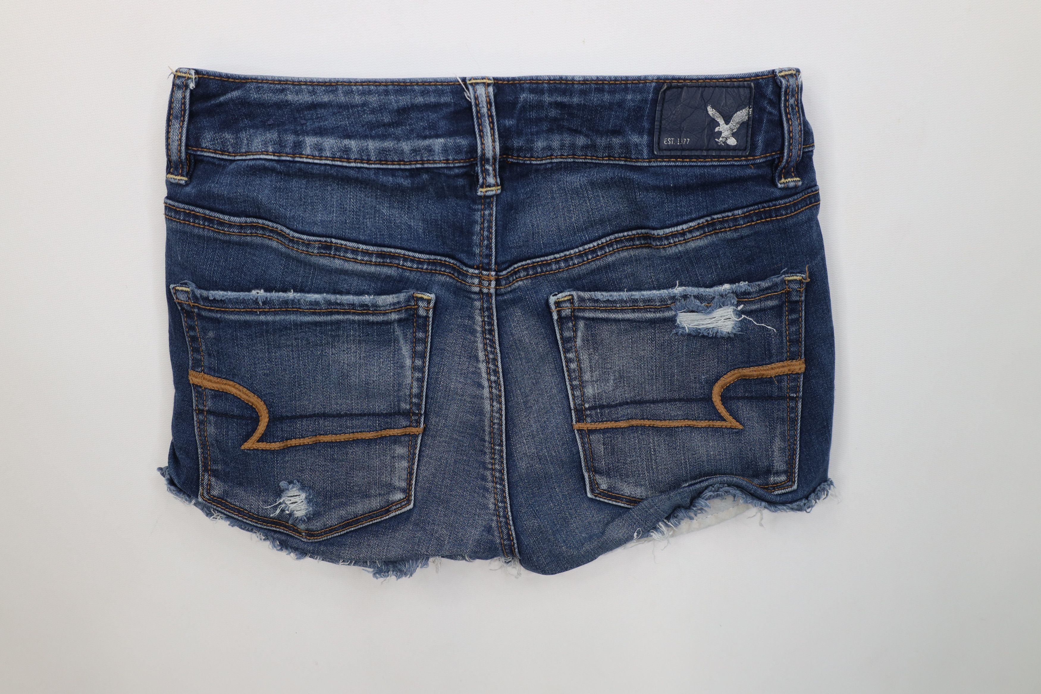 American Eagle Outfitters Vintage Y2K American Eagle Outfitters Shortie Micro Shorts Size 28" / US 6 / IT 42 - 10 Thumbnail