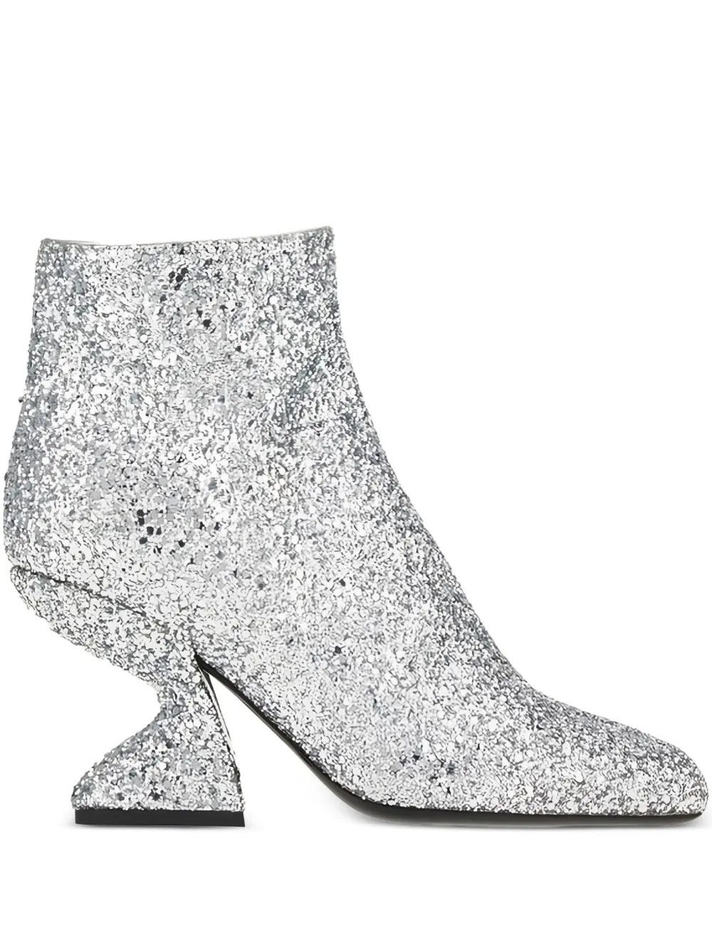 Salvatore Ferragamo o1y0326 Ankle Boots in Silver Size US 6 / IT 36 - 1 Thumbnail