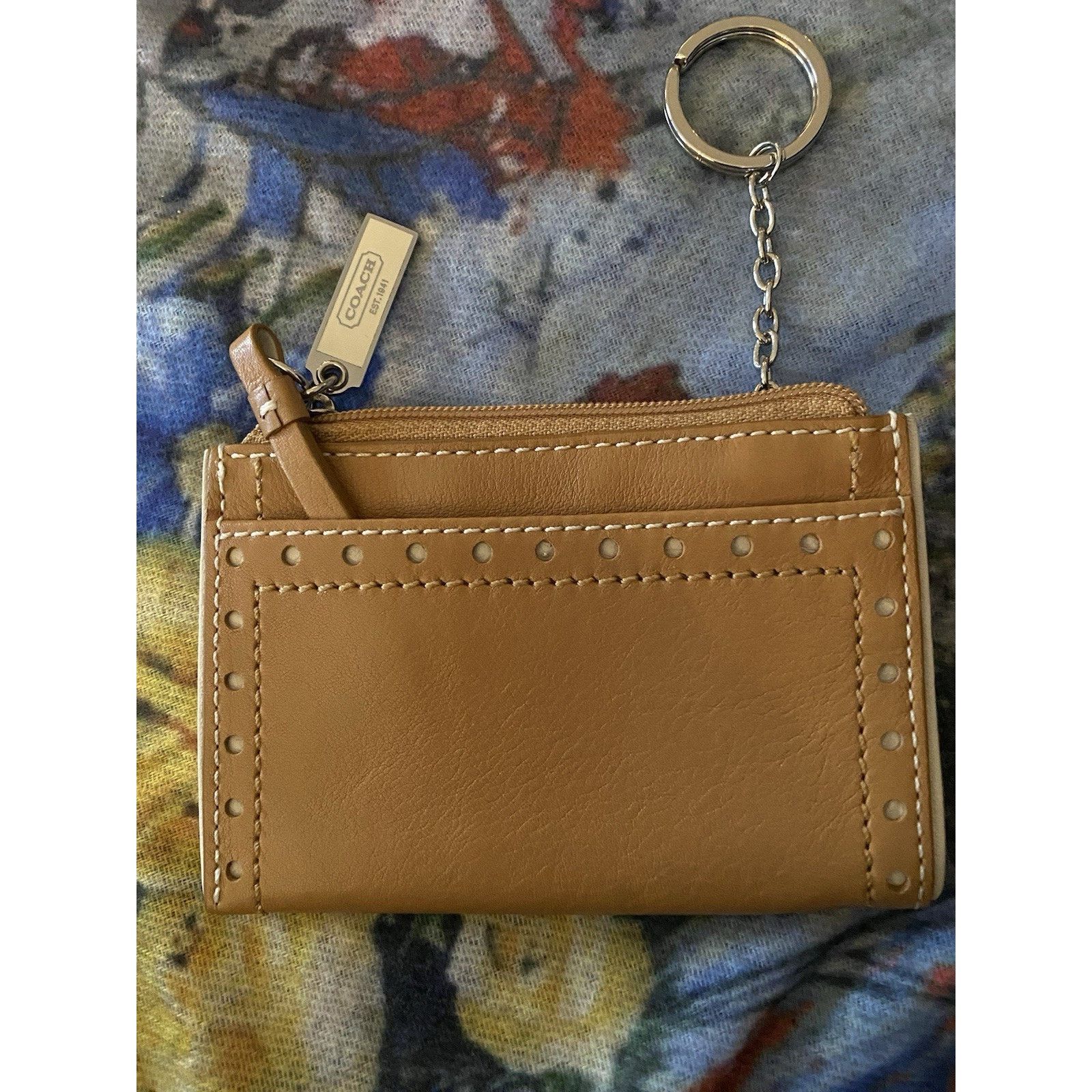 Coach Coach card/change leather key holder beige New Size ONE SIZE - 2 Thumbnail