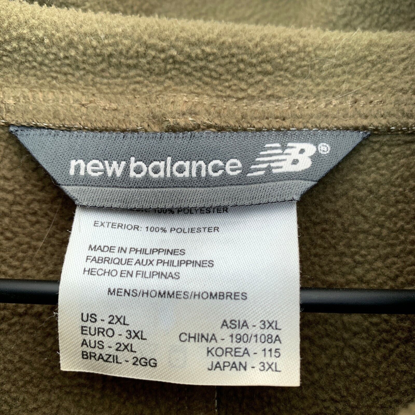 New Balance New Balance Mock Neck Jacket Green Soft Shell Mens 2XL Size US XXL / EU 58 / 5 - 5 Thumbnail