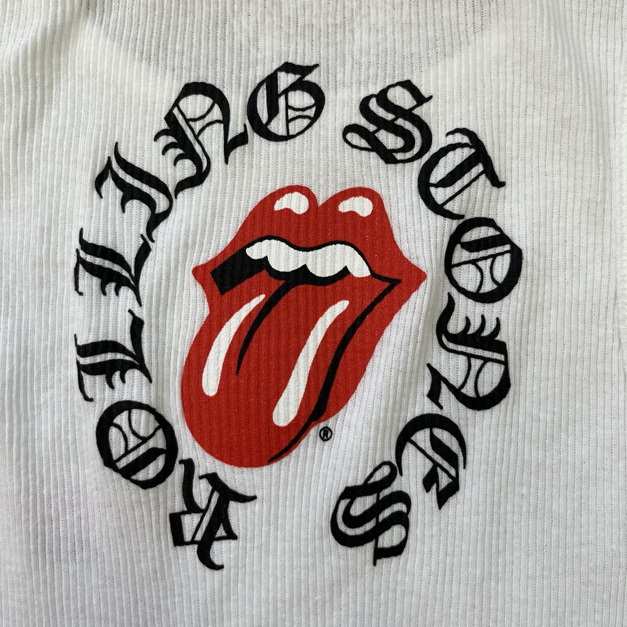 Chrome Hearts × The Rolling Stones Chrome Hearts Rolling Stones Tongue White Tank Top Size S / US 4 / IT 40 - 9 Thumbnail