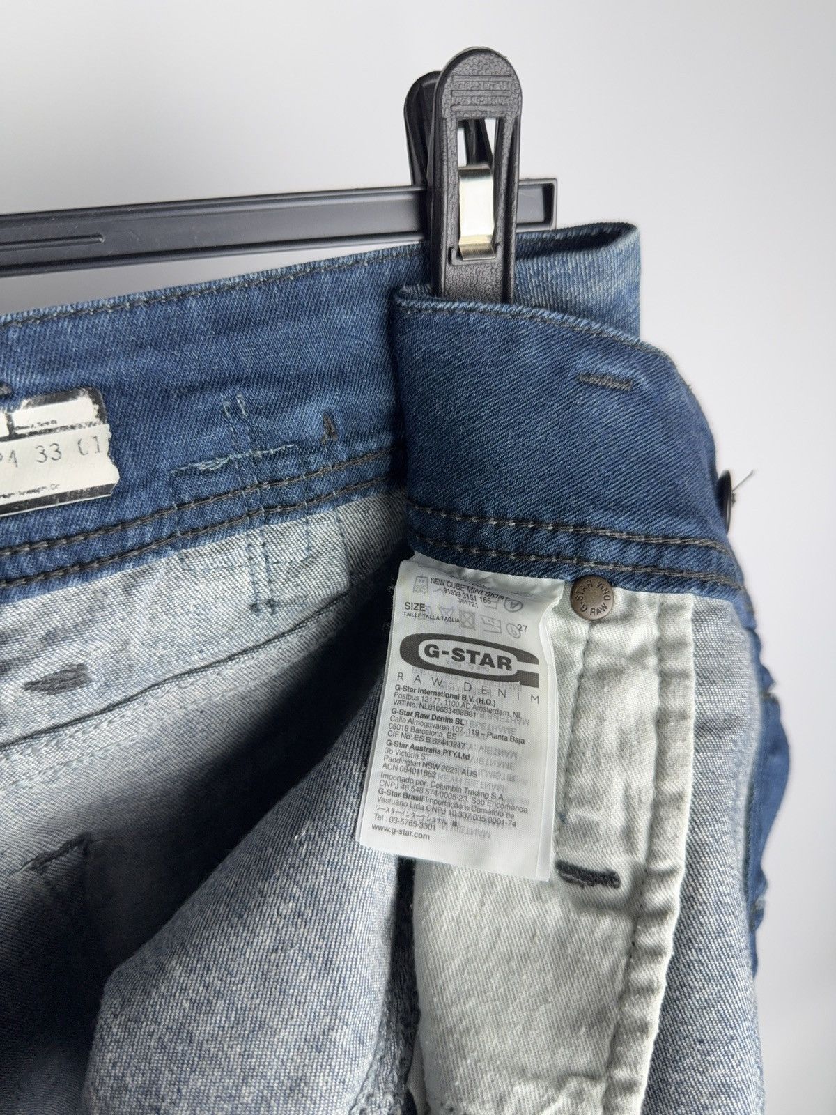 G-Star × If Six Was Nine Vintage Y2K G STAR RAW Japanese Casual Mini Skirt 90s Style Size 27" / US 4 / IT 40 - 9 Thumbnail
