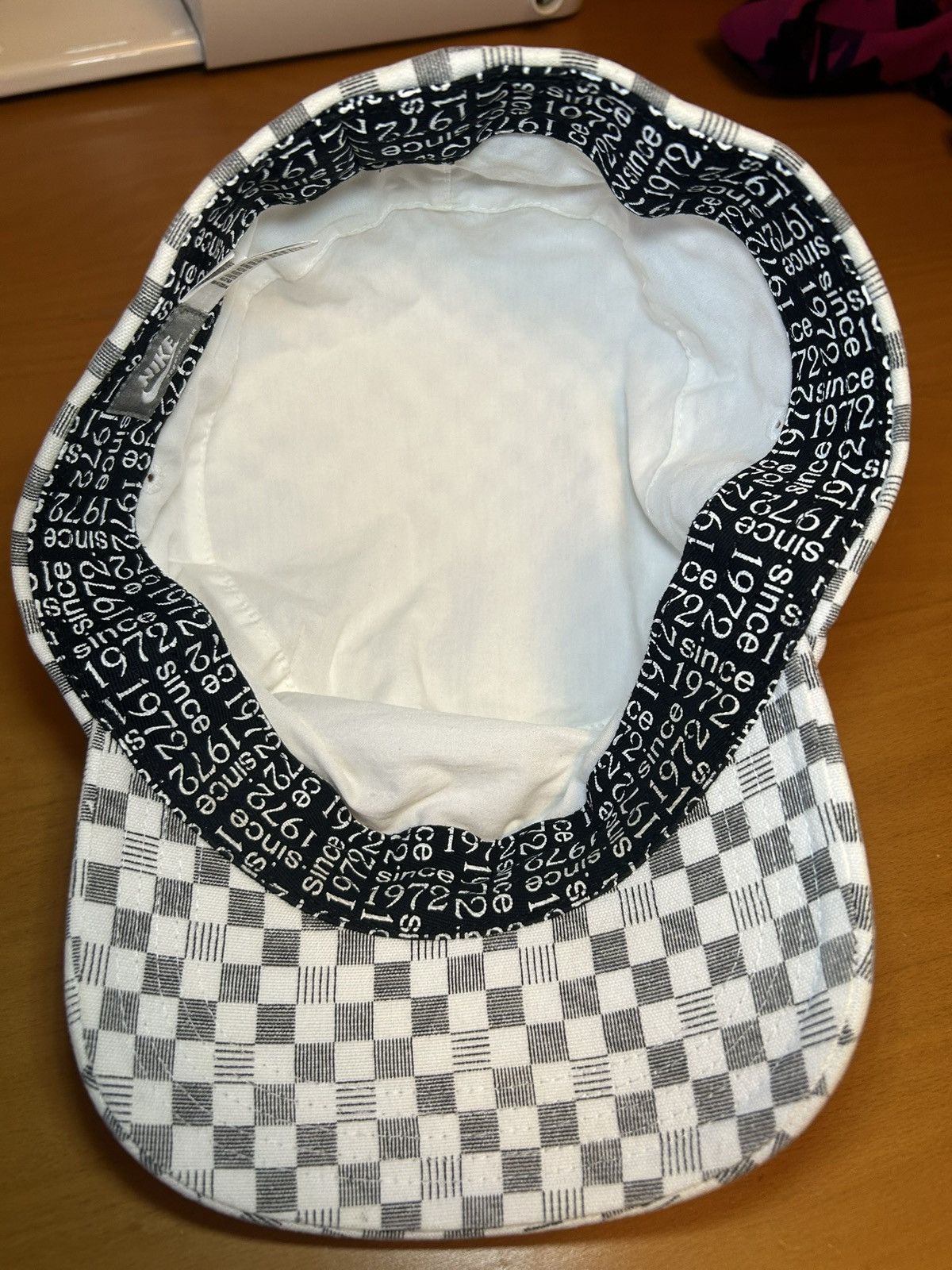 Nike Vintage Nike check “conductor” hat Size ONE SIZE - 11 Thumbnail