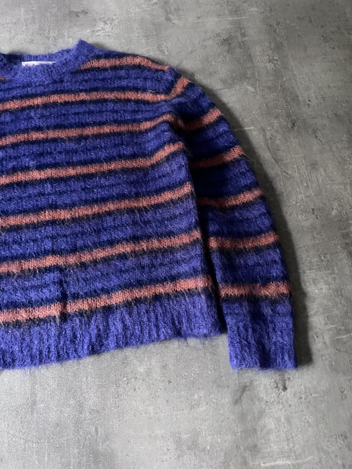 Marni Marni Fuzzy Wuzzy Striped Mohair sweater rare Size US S / EU 44-46 / 1 - 4 Thumbnail
