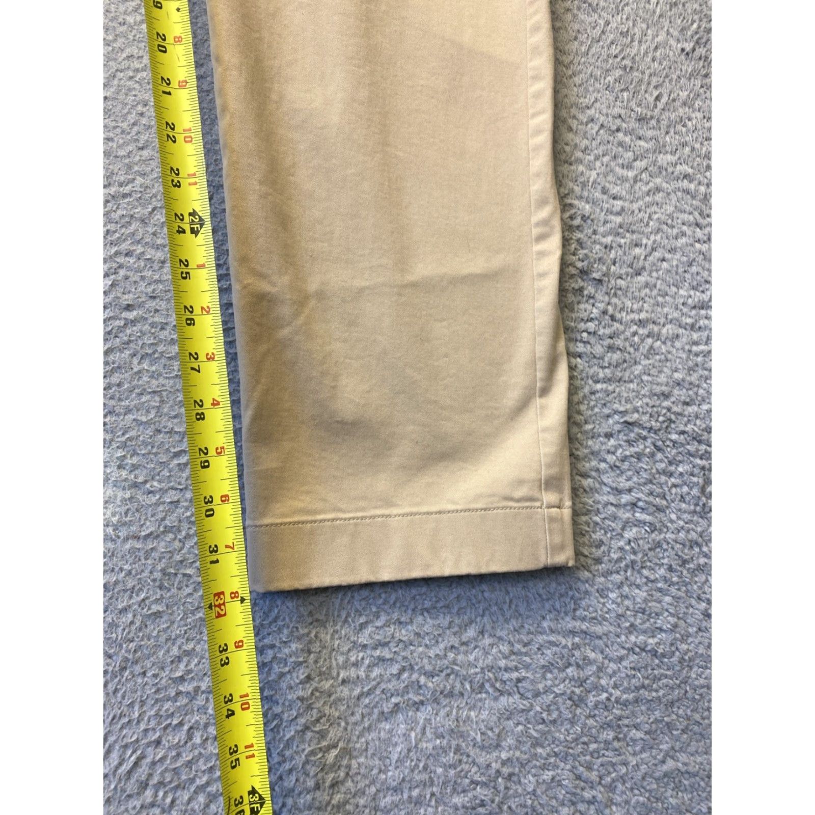 J.Crew J. Crew Men's Chino Pants 36x32 Light Tan Slim Fit Tapered 5-Pocket Comfort American Size US 36 / EU 52 - 4 Thumbnail