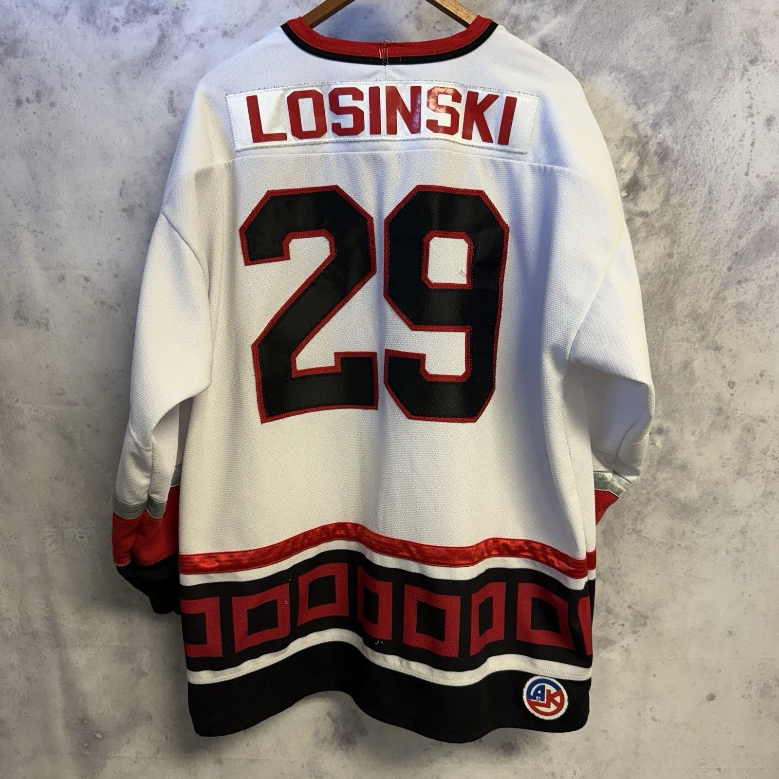 Vintage Vinage Storm Hockey Jersey Mens XL 24.5x31 White AK Size US XL / EU 56 / 4 - 2 Thumbnail