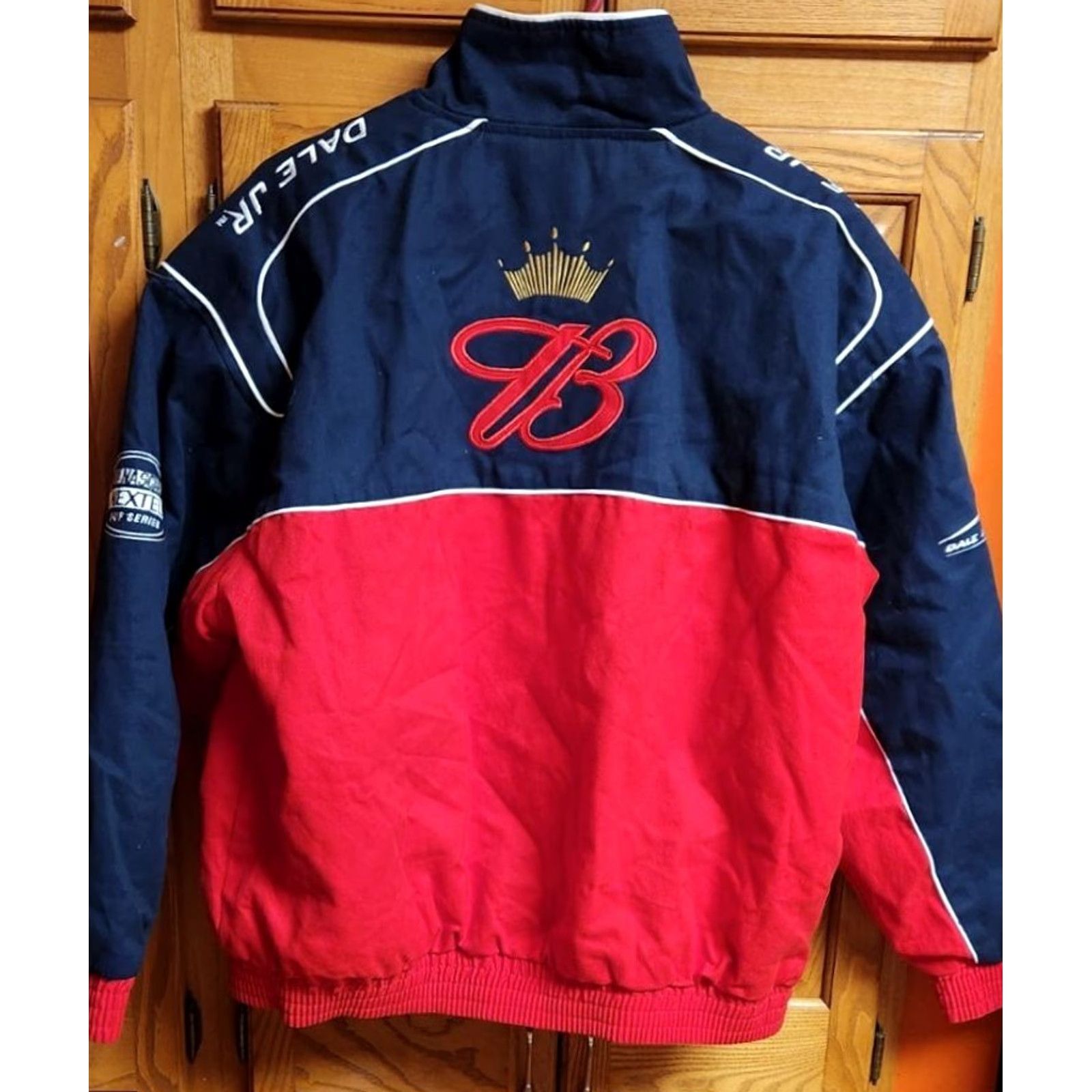 Budweiser VINTAGE Winner's Circle Dale Earnhardt Jr Jacket Mens L Budweiser NASCAR Coat Racing NWT Size US L / EU 52-54 / 3 - 4 Thumbnail