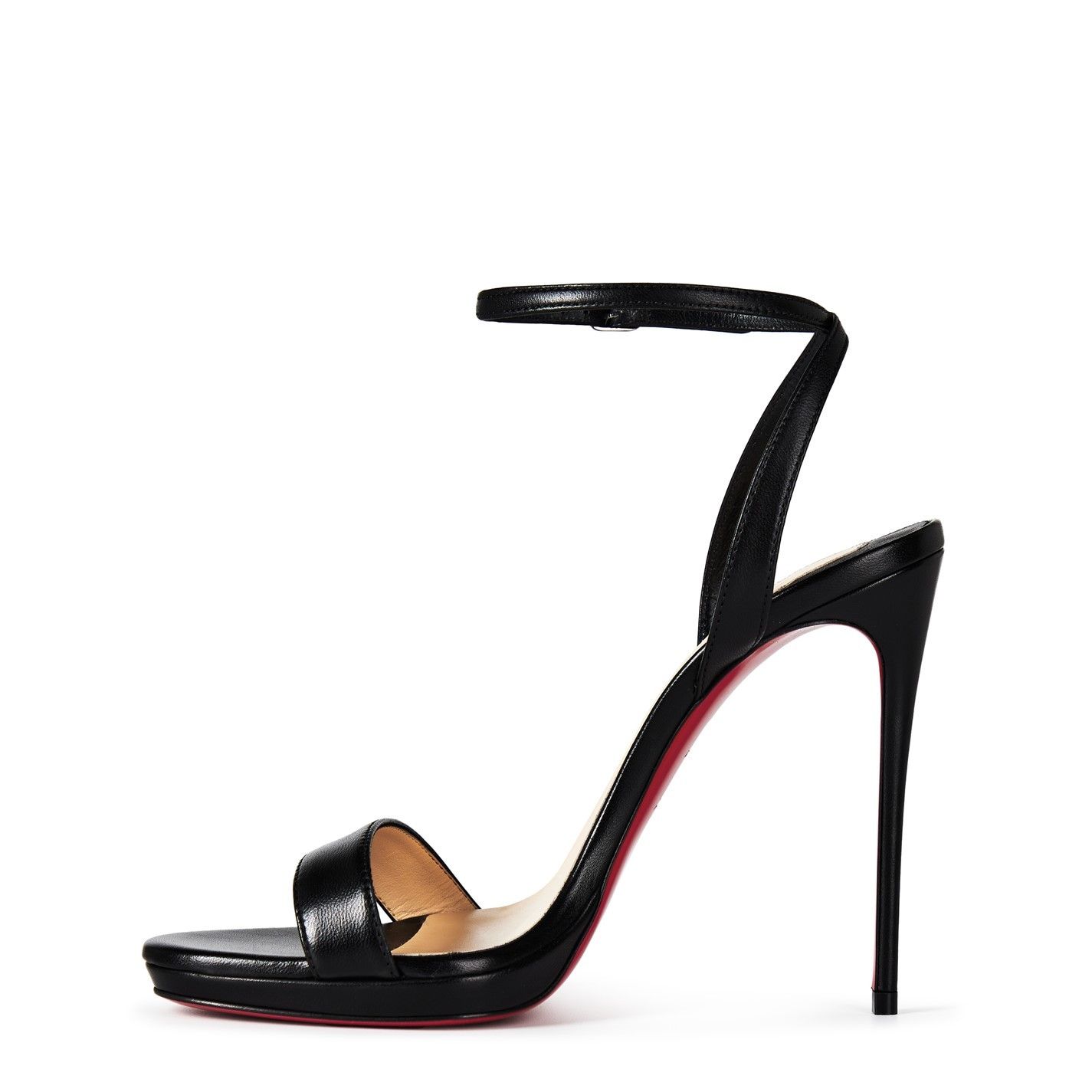Christian Louboutin Women'S Loubi Queen Leather Sandals, 120mm Size US 7 / IT 37 - 3 Thumbnail