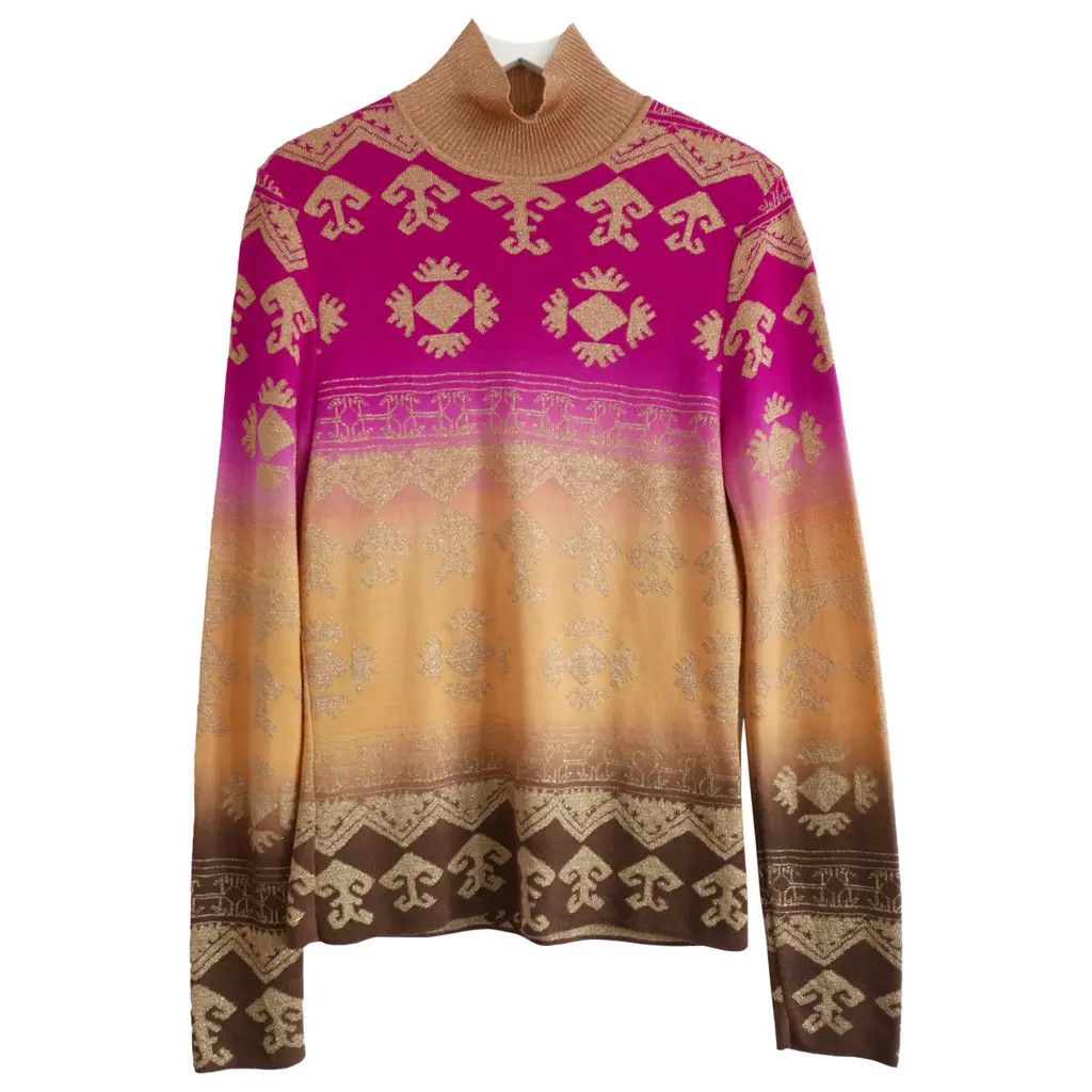 Dior Christian Dior x John Galliano Fall 2002 Lurex Ombre Sweater Size XS / US 0-2 / IT 36-38 - 1 Thumbnail