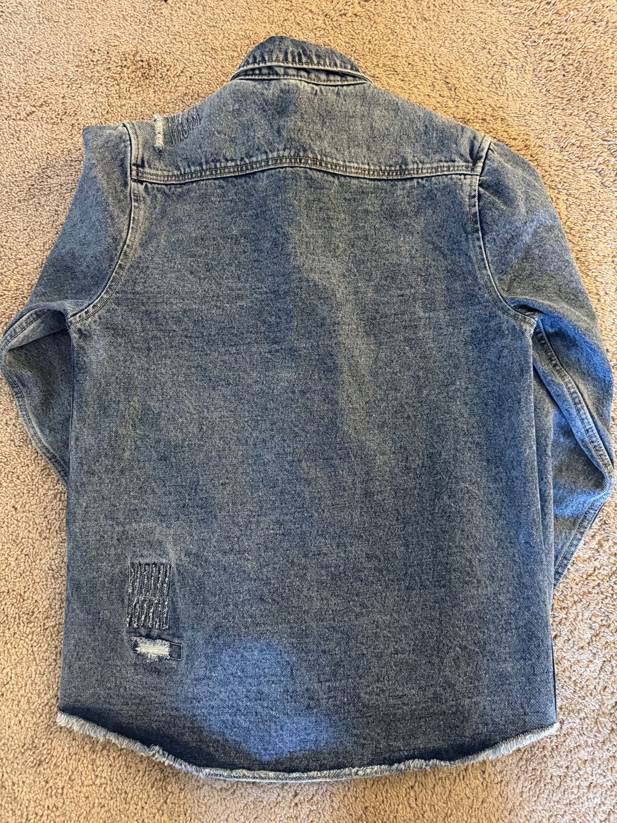Zara ZARA Blue denim button-up shirt Size US S / EU 44-46 / 1 - 2 Thumbnail
