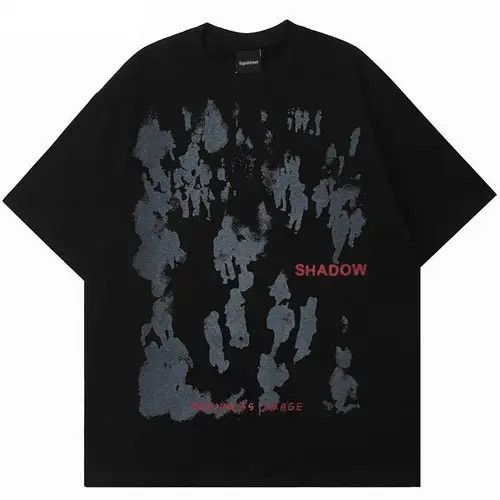 VIBE Shadow Print Graphic Black T Shirt Size US M / EU 48-50 / 2 - 3 Thumbnail